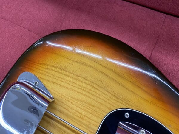 1979 Fender Precision Bass with Rosewood Fingerboard - Three Tone Sunburst - Image 15
