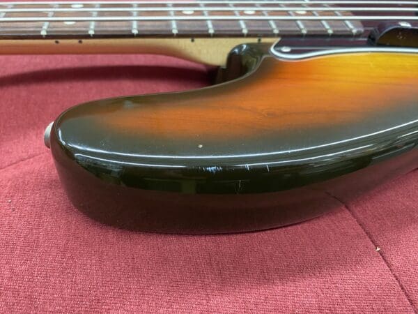 1979 Fender Precision Bass with Rosewood Fingerboard - Three Tone Sunburst - Image 13