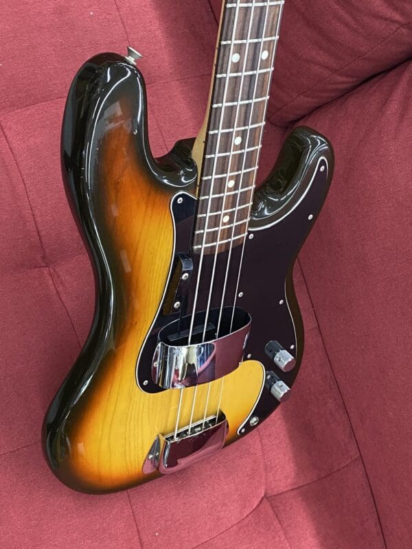 1979 Fender Precision Bass with Rosewood Fingerboard - Three Tone Sunburst - Image 2