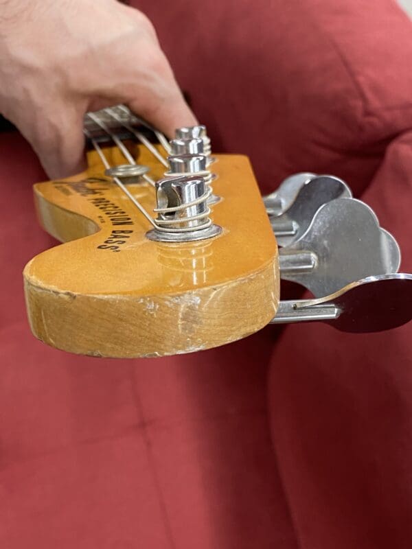 1979 Fender Precision Bass with Rosewood Fingerboard - Three Tone Sunburst - Image 4