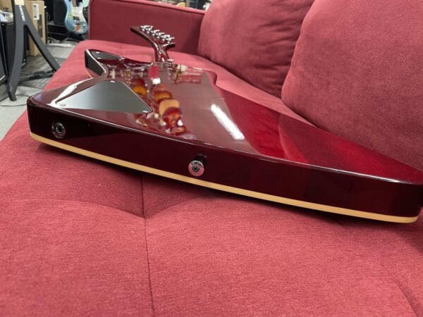 Hamer Standard "Lawsuit" X-style Guitar - Cherry Sunburst W/ Case - Image 12