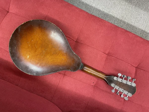 Vintage Strad-o-lin A Style Mandolin 1940s - Dark Tobacco Sunburst - Image 4