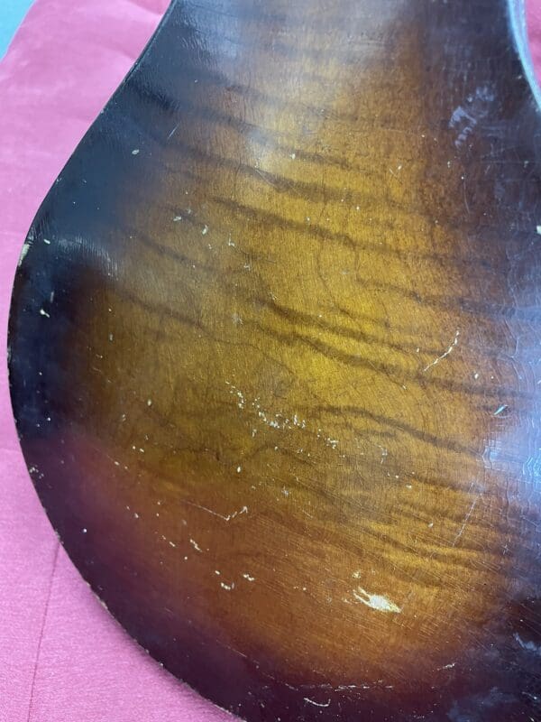 Vintage Strad-o-lin A Style Mandolin 1940s - Dark Tobacco Sunburst - Image 10