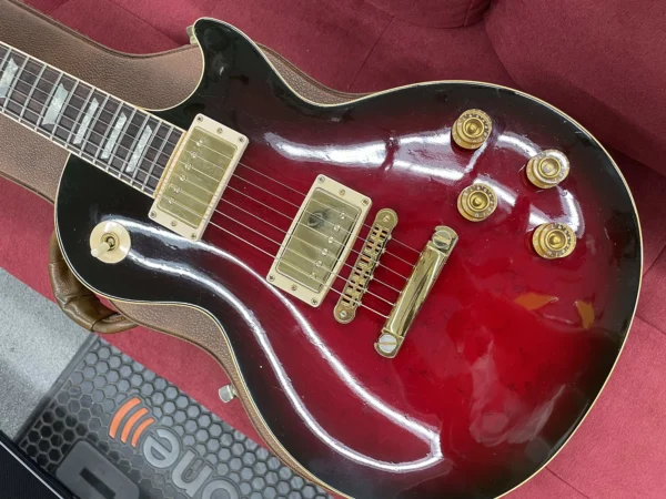 Gibson Les Paul Standard 1999 Limited Edition Birdseye Maple Cap - Dark Wineburst - Image 4