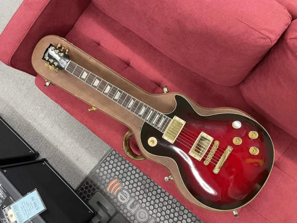 Gibson Les Paul Standard 1999 Limited Edition Birdseye Maple Cap - Dark Wineburst