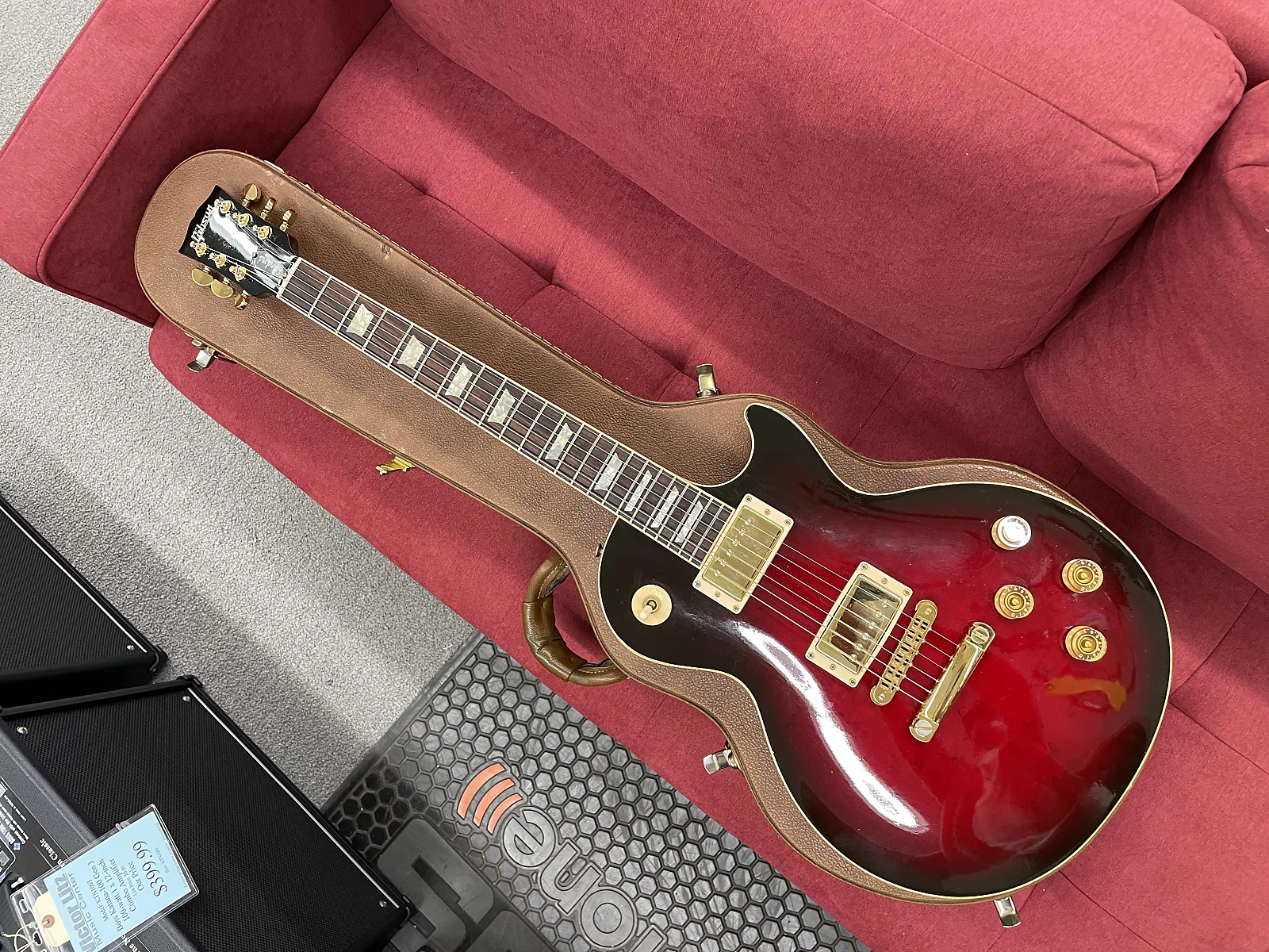 Gibson Les Paul Standard 1999 Limited Edition Birdseye Maple Cap - Dark Wineburst