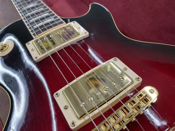 Gibson Les Paul Standard 1999 Limited Edition Birdseye Maple Cap - Dark Wineburst - Image 7