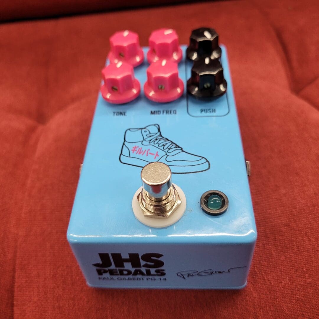 JHS PG-14 Paul Gilbert Signature Fuzz- Blue - Victor Litz
