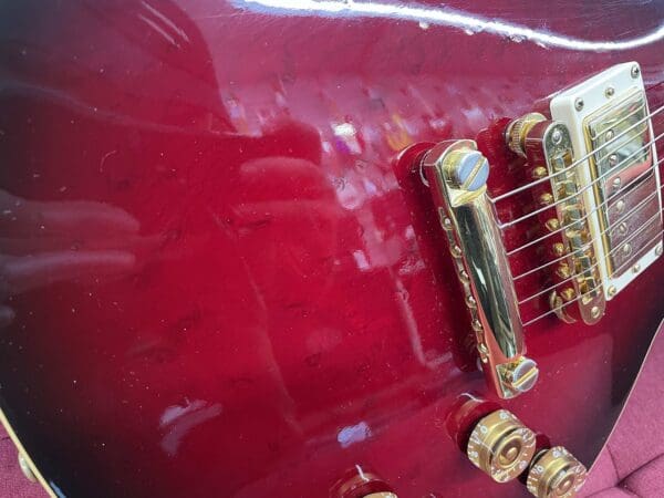 Gibson Les Paul Standard 1999 Limited Edition Birdseye Maple Cap - Dark Wineburst - Image 8