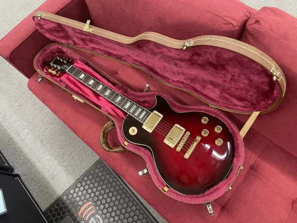 Gibson Les Paul Standard 1999 Limited Edition Birdseye Maple Cap - Dark Wineburst - Image 2