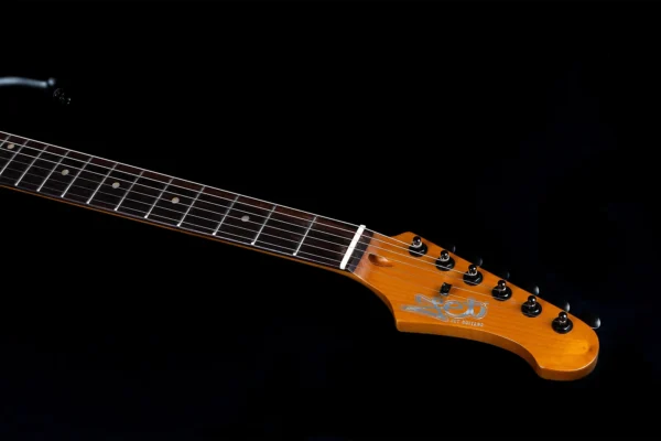 Jet JS-400 MBK R Electric Guitar in Matte Black - Image 7