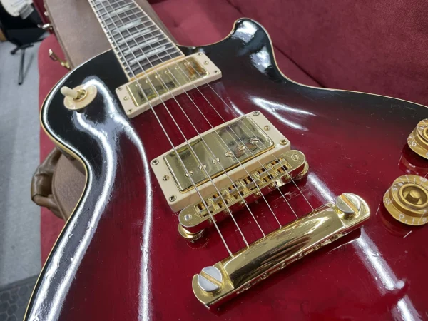 Gibson Les Paul Standard 1999 Limited Edition Birdseye Maple Cap - Dark Wineburst - Image 6