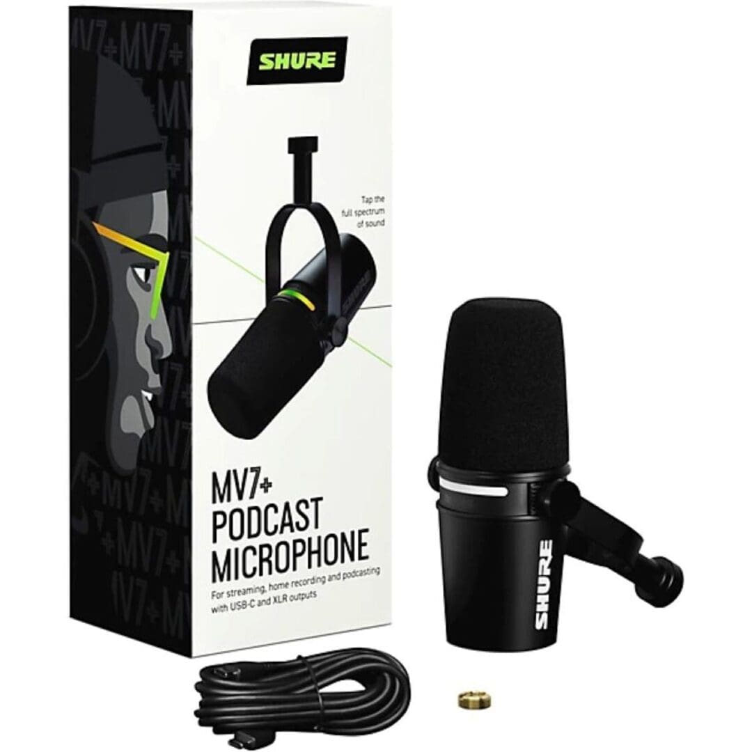 SHURE　MV7 Shure MV7+ Podcast XLR/USB Microphone - Victor Litz