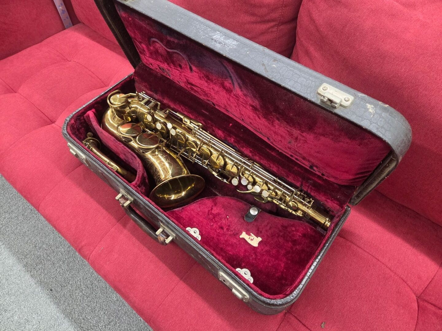 USED ニュースキン エイジロック King Zephyr I Alto Sax 1936 - Brass - Victor Litz