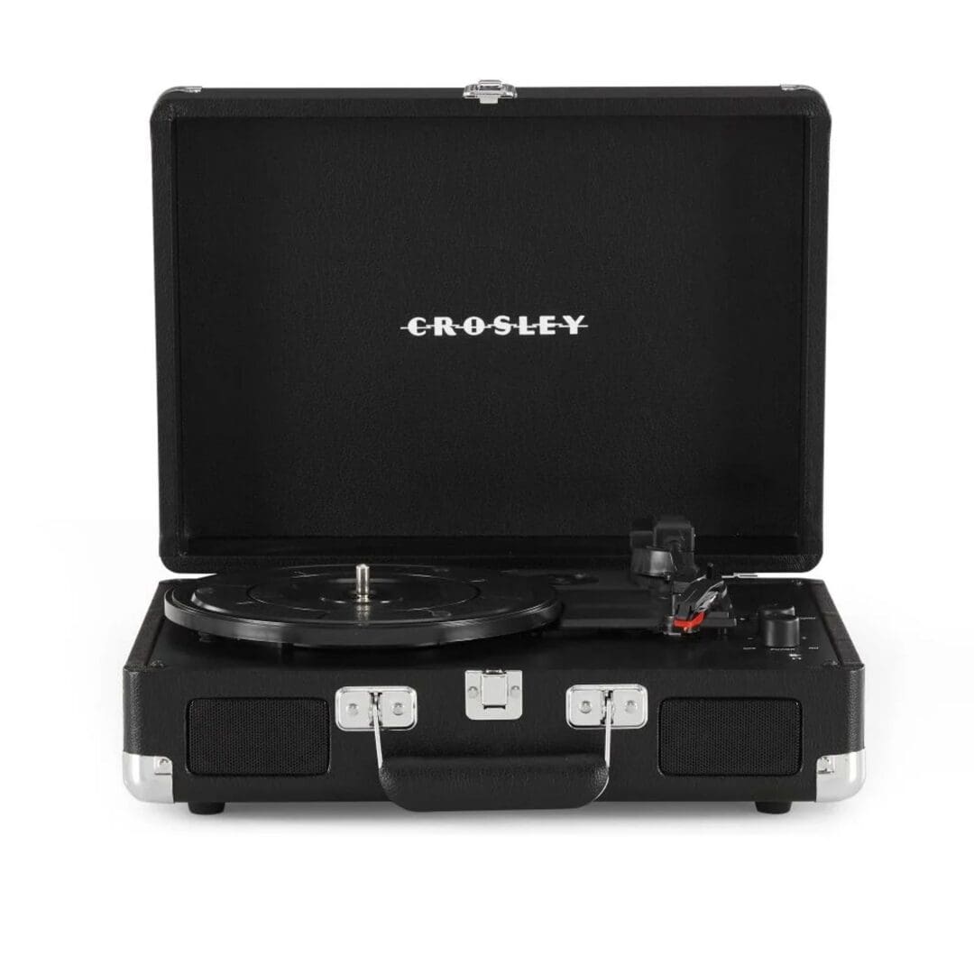 Crosley CR8005DP-BK1 Cruiser Plus Vintage 3-Speed Bluetooth in/Out