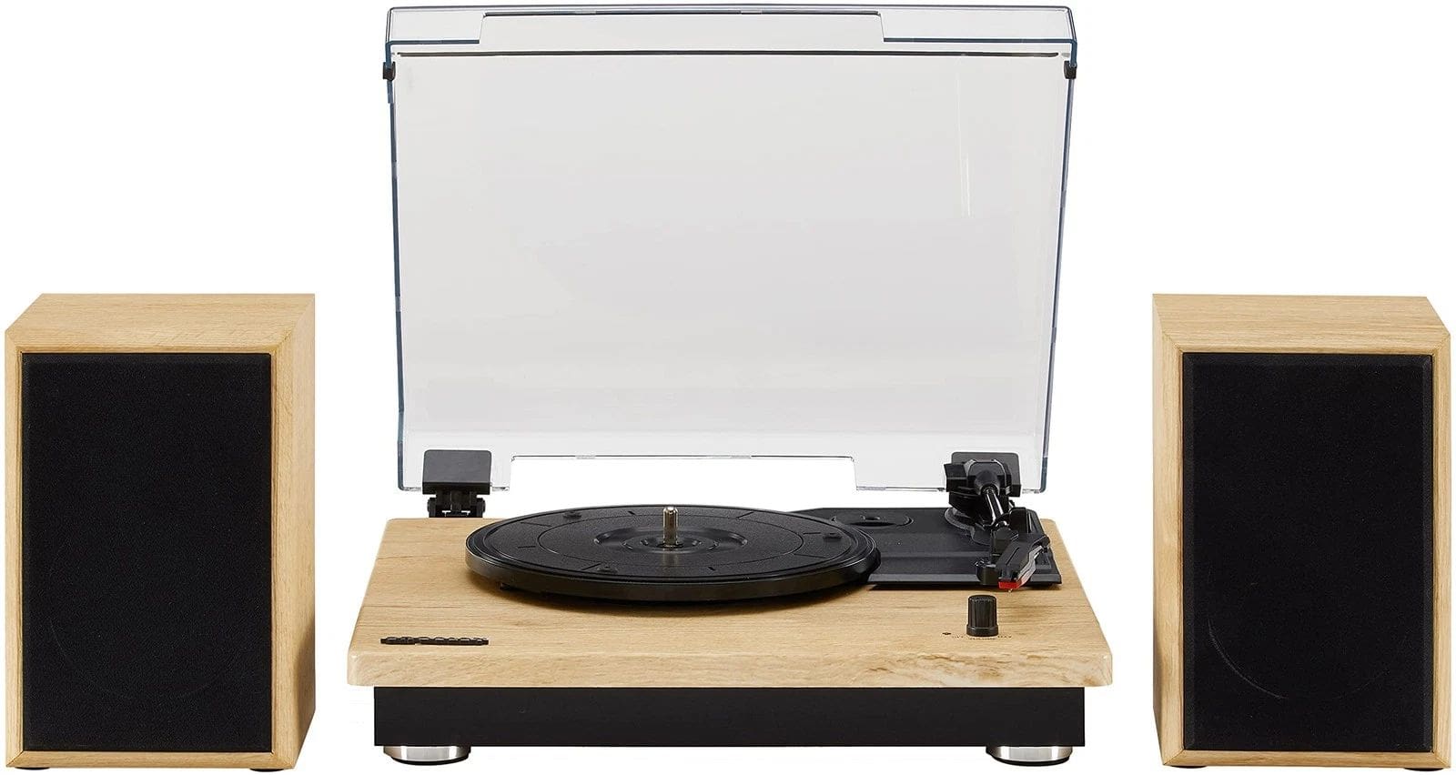 Crosley CR6043A-NA Brio Bluetooth Turntable Shelf System with